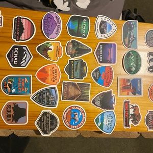 CUTE MINI NATIONAL PARK STICKERS